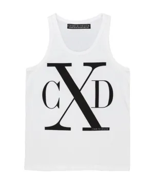 Men's Black on White - CXD Tank