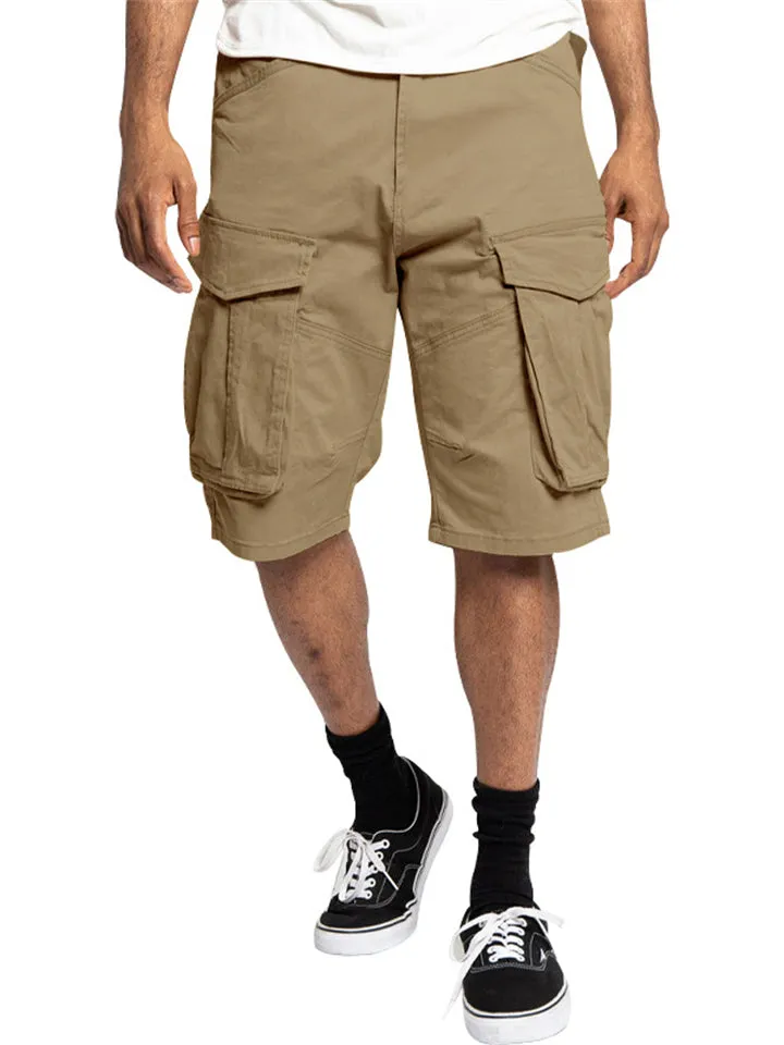 Men's Casual Loose-fitting Sports Cargo Shorts with Pocket