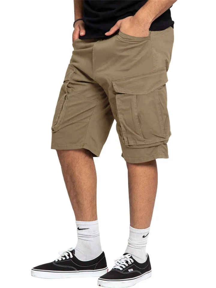 Men's Casual Loose-fitting Sports Cargo Shorts with Pocket