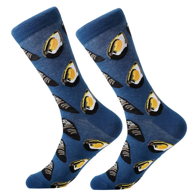 Mens cool Trippy Socks geometric pattern socks