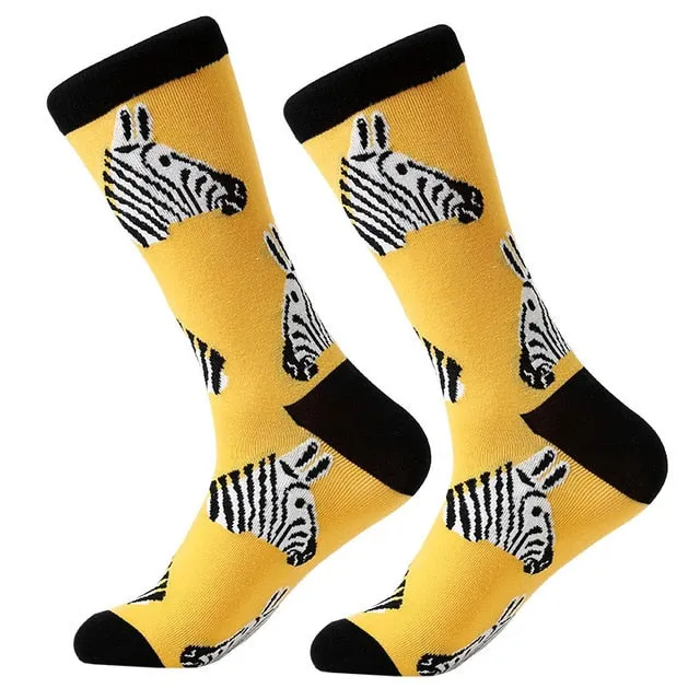 Mens cool Trippy Socks geometric pattern socks