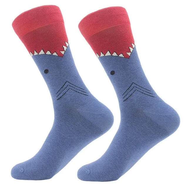 Mens cool Trippy Socks geometric pattern socks