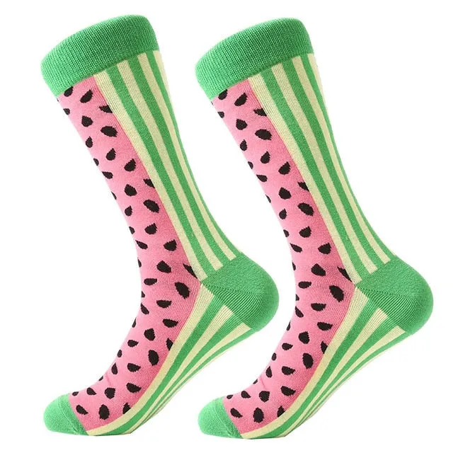 Mens cool Trippy Socks geometric pattern socks