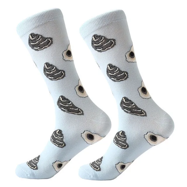 Mens cool Trippy Socks geometric pattern socks