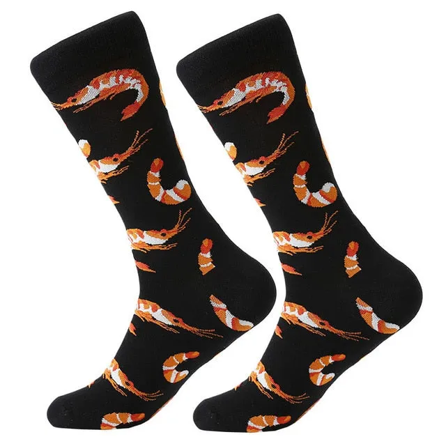 Mens cool Trippy Socks geometric pattern socks