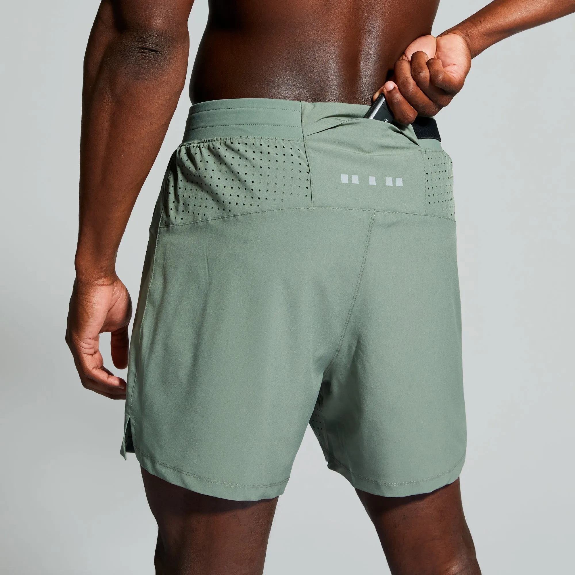 Men's Endurance Short w/ Compression (Thyme)