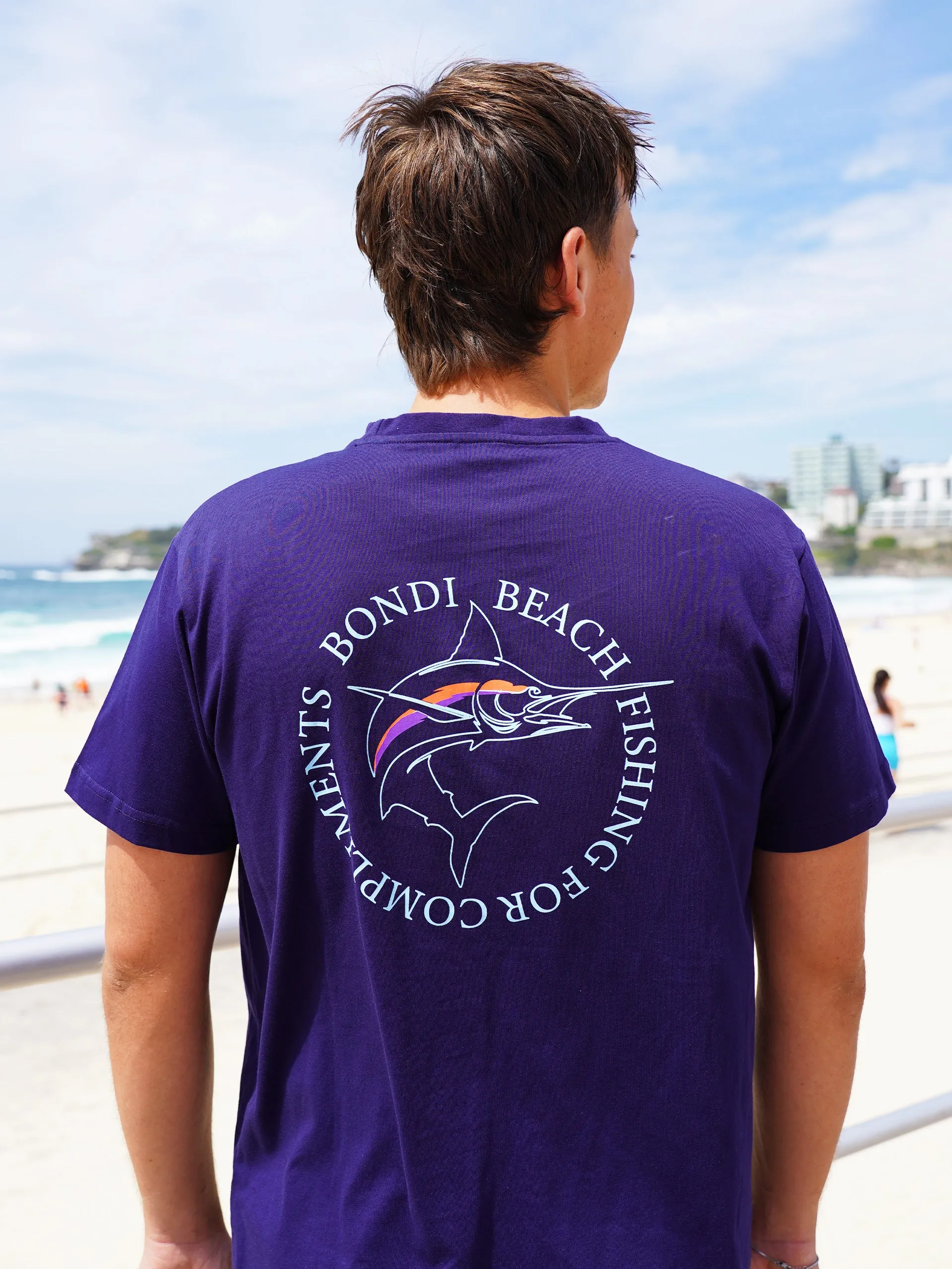 Men's Fishing Club Tee (Navy)