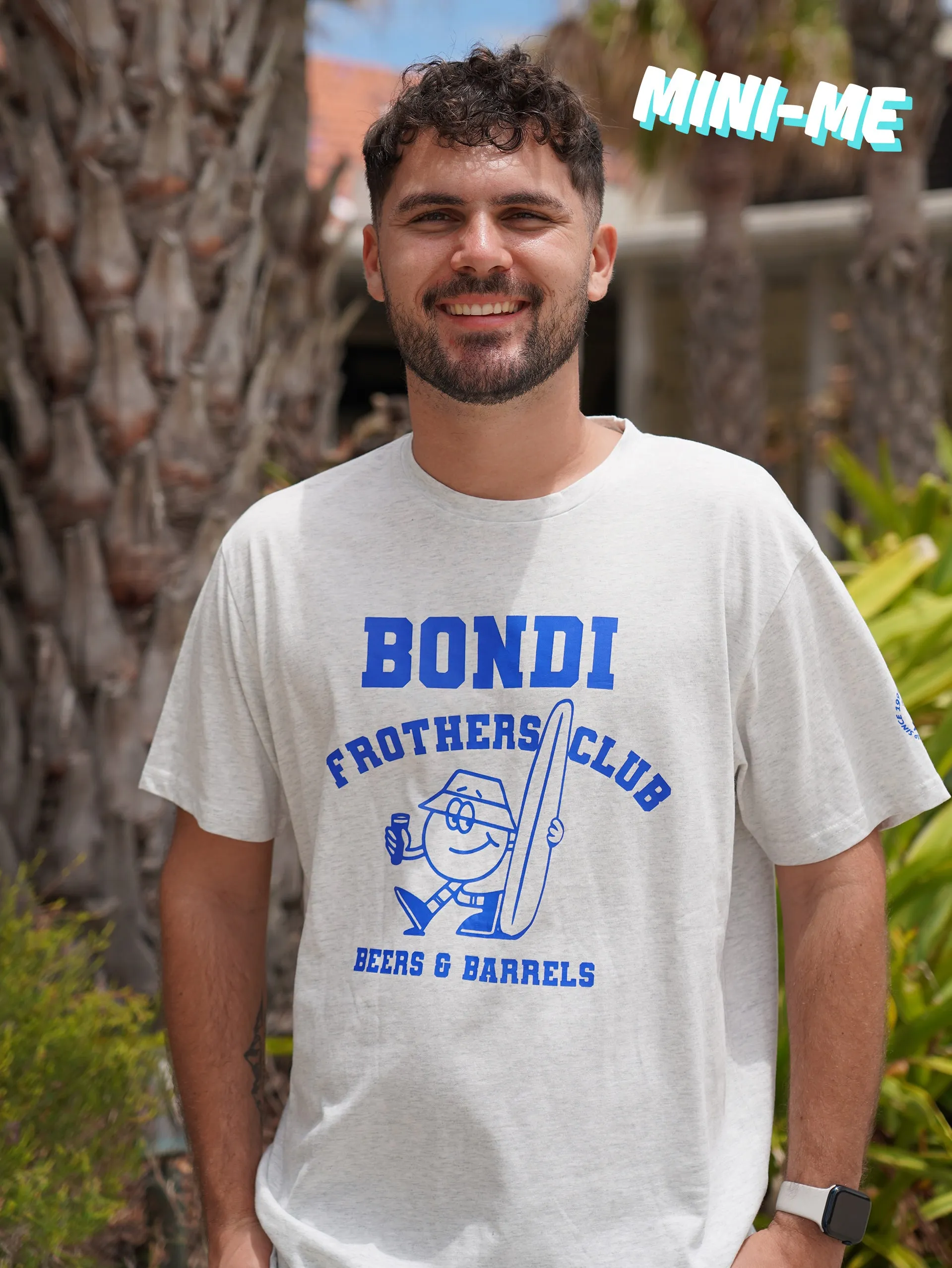 Men's Frother Tee (Snow Marle)