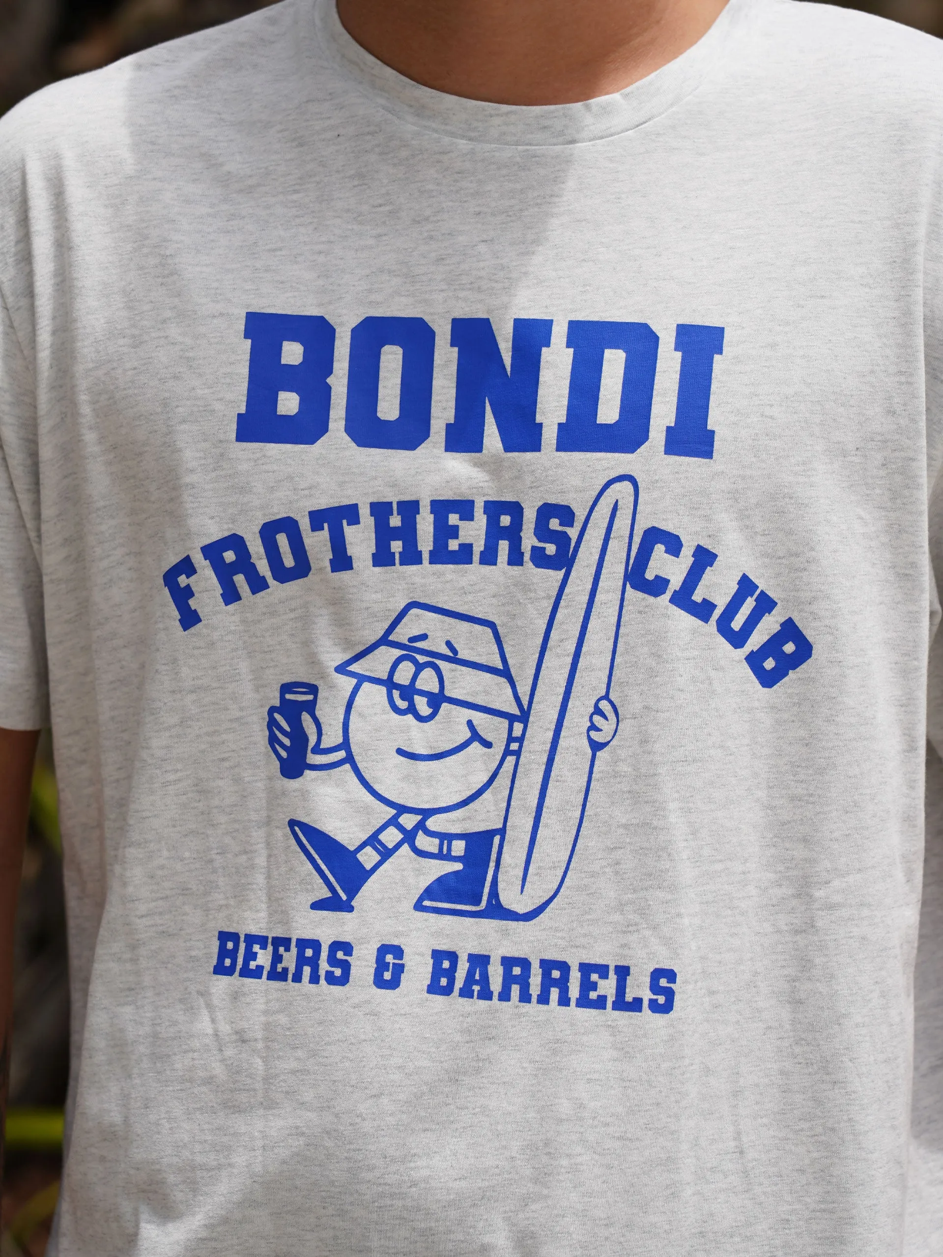 Men's Frother Tee (Snow Marle)