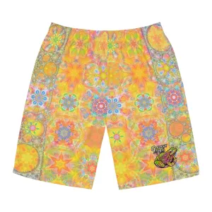 Mens GALAXY FROG FRACTAL CYMAGIC KALEIDOSCAPE SHORTS