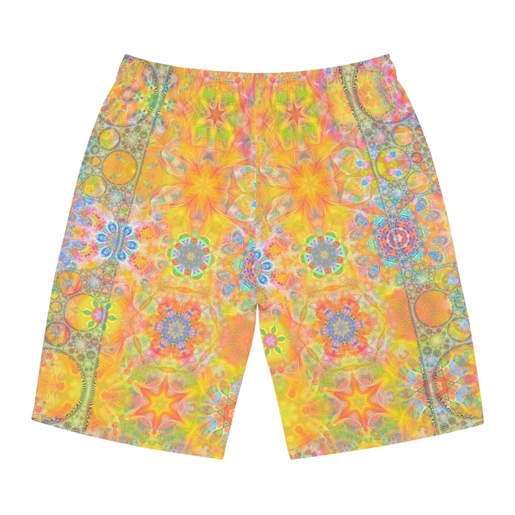 Mens GALAXY FROG FRACTAL CYMAGIC KALEIDOSCAPE SHORTS