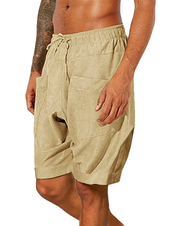 Men's Gym Yoga Sports Casual Loose Elastic Waist Shorts