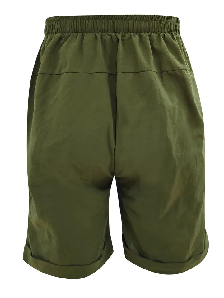 Men's Gym Yoga Sports Casual Loose Elastic Waist Shorts