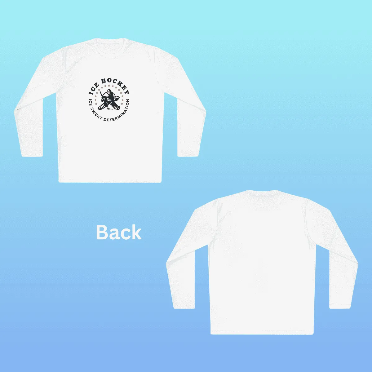 Men's Ice Hockey Long Sleeve Moisture-Wicking Tee