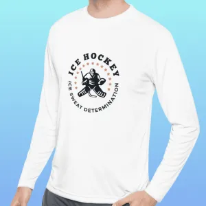 Men's Ice Hockey Long Sleeve Moisture-Wicking Tee