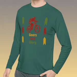 Men's Mountain Biking Long Sleeve Moisture-Wicking Tee
