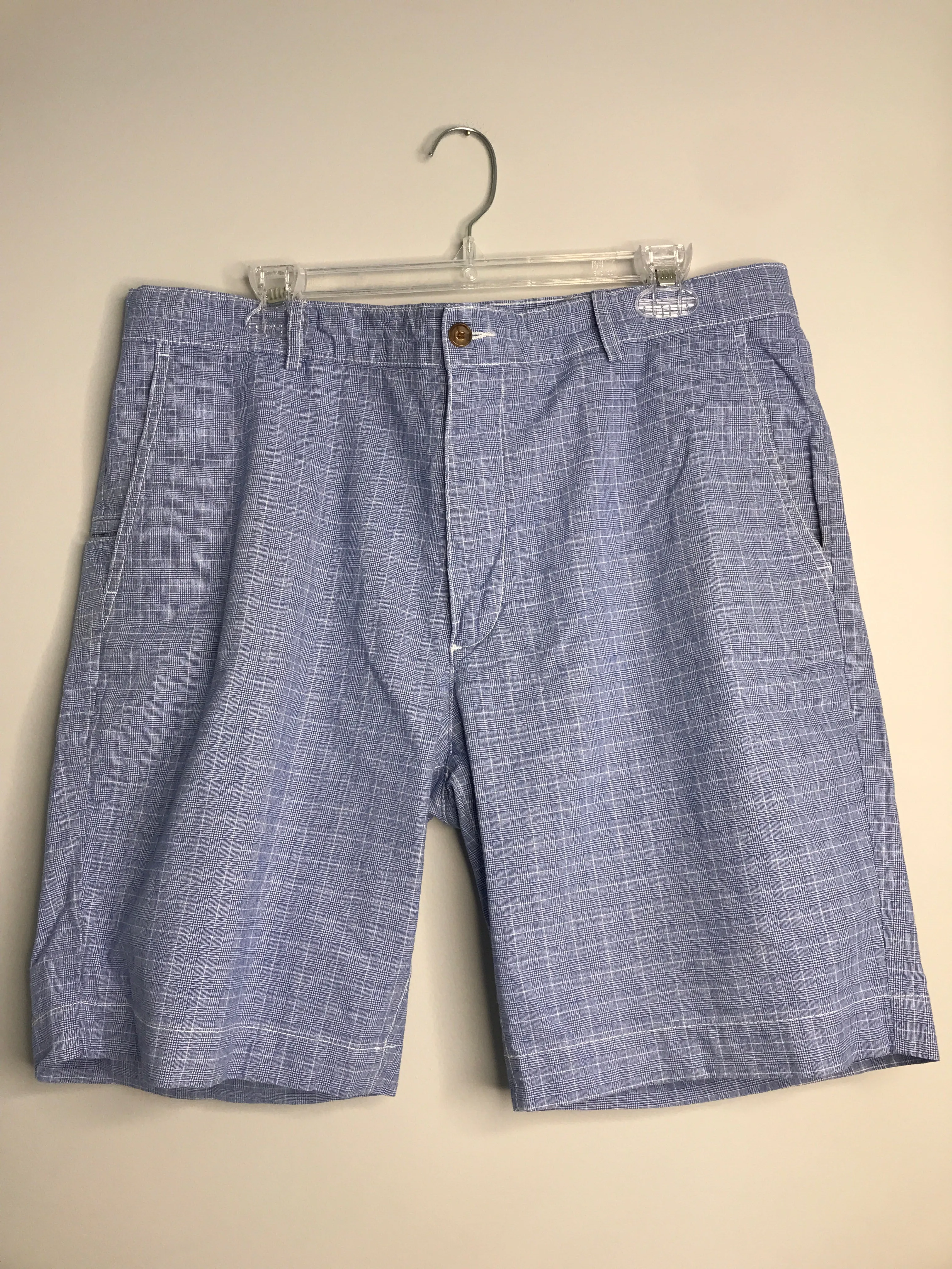 Mens Pant Size 36 Men's(LG) Blue Cremieux Shorts