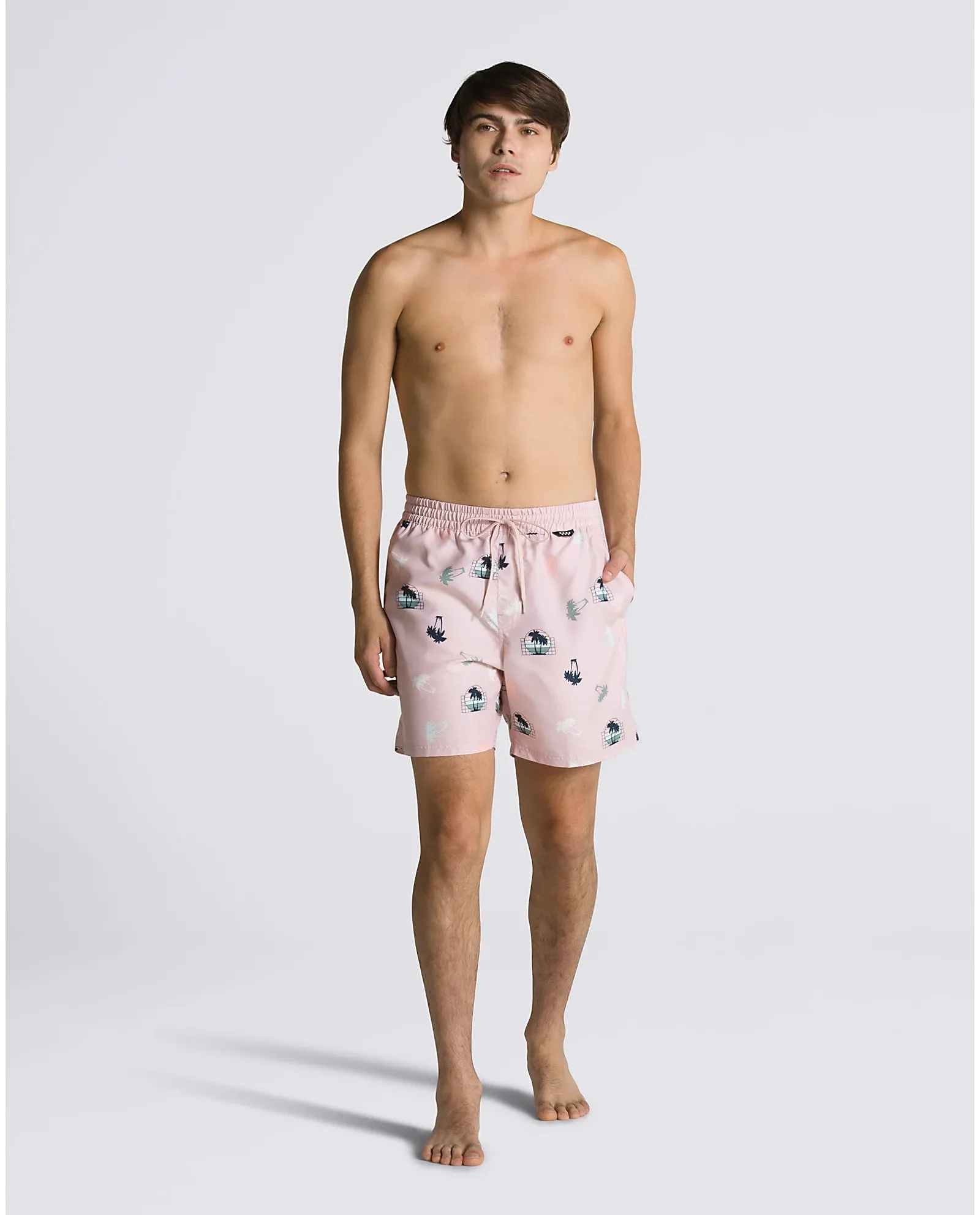 Men's Primary Print Elastic Board Shorts