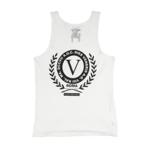 Men's - Roma White Tank Top A-Shirt