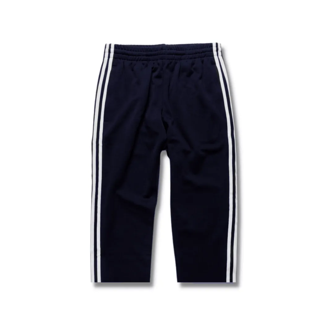 Men's Side Stripe Long Cotton Summer Three Quarters Shorts