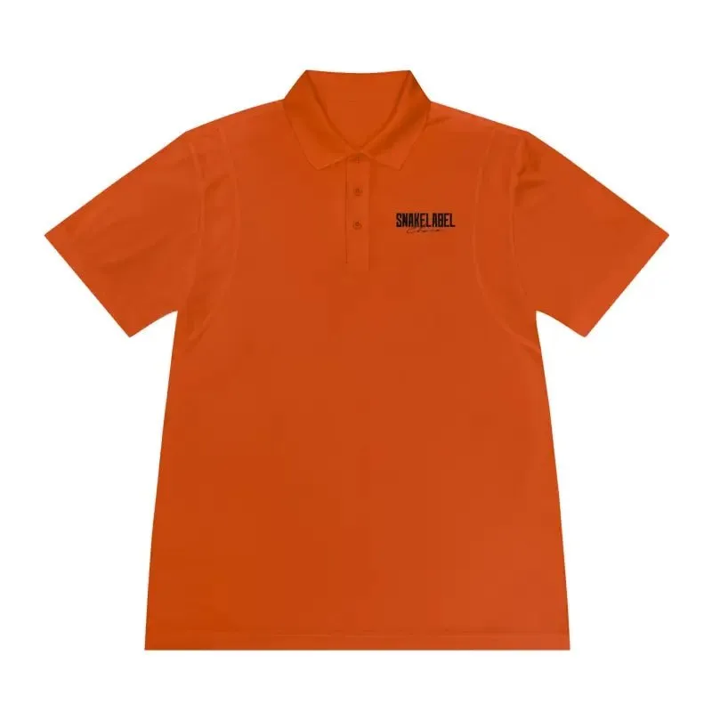 Men's Sport Polo snake  Shirt | Moisture-Wicking Polyester Fabric | Lightweight & Stylish