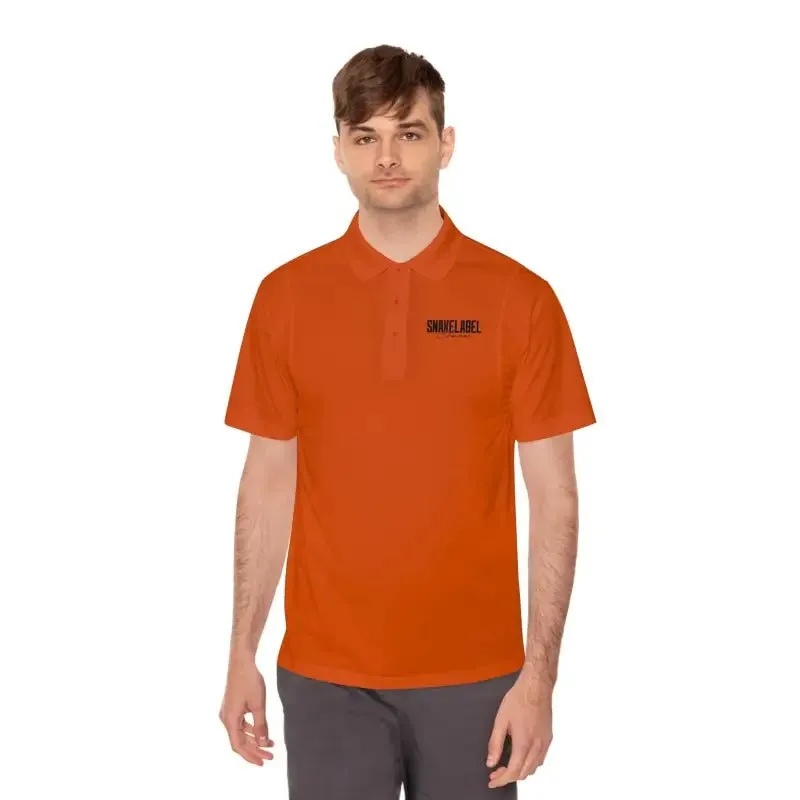 Men's Sport Polo snake  Shirt | Moisture-Wicking Polyester Fabric | Lightweight & Stylish