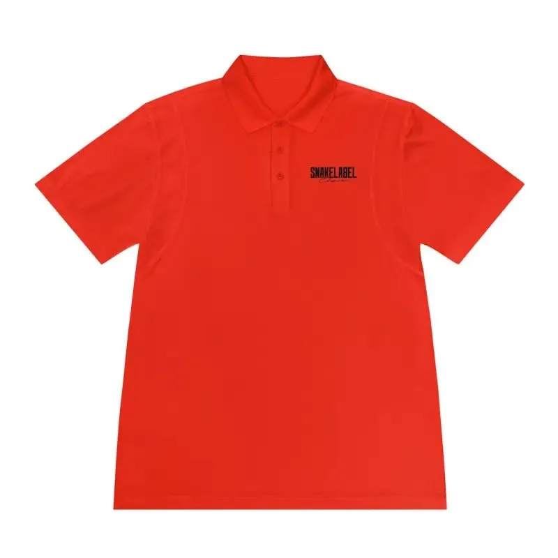 Men's Sport Polo snake  Shirt | Moisture-Wicking Polyester Fabric | Lightweight & Stylish