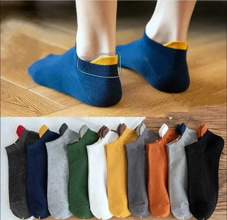Men's Striped Sports Socks - Breathable & Comfortable