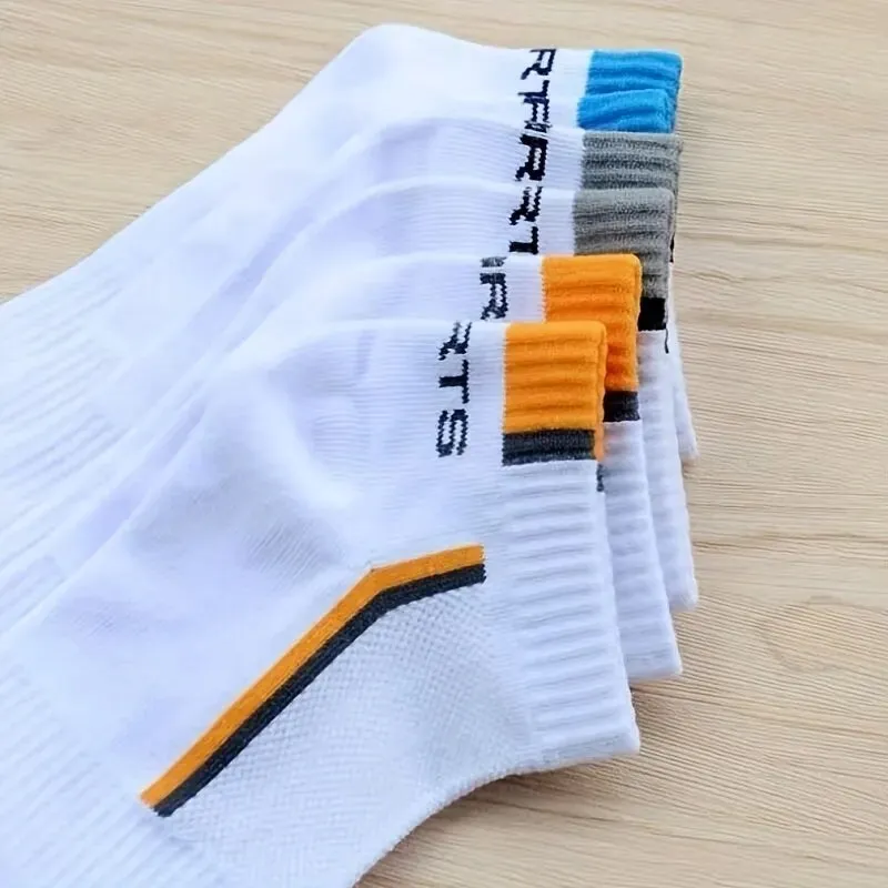 Men's Striped Sports Socks - Breathable & Comfortable