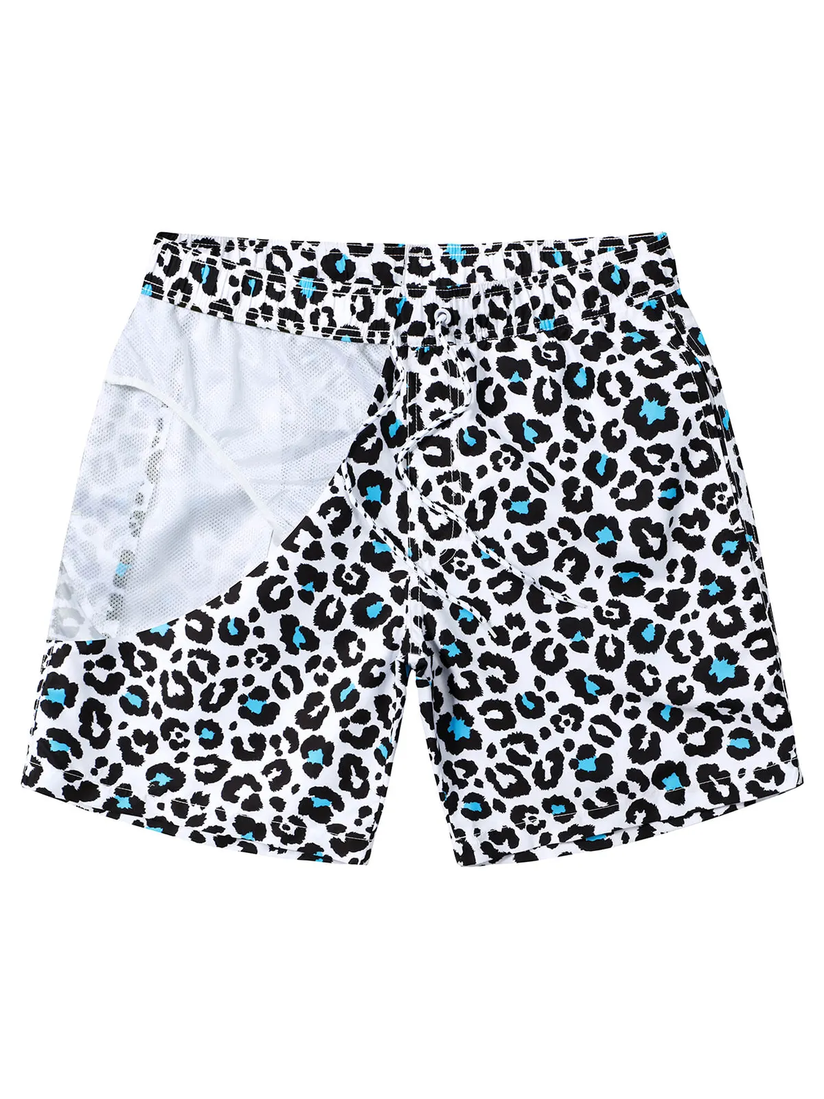 Men's Summer Funny Print Quick Dry Beach Swimming Trunks