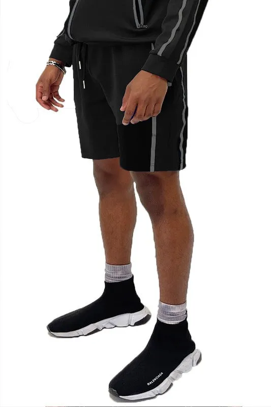 Men's Taped Stripe Shorts