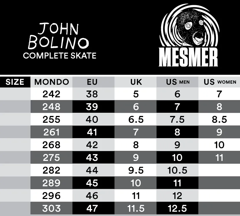 MESMER SKATES  - JOHN BOLINO THRONE - V2