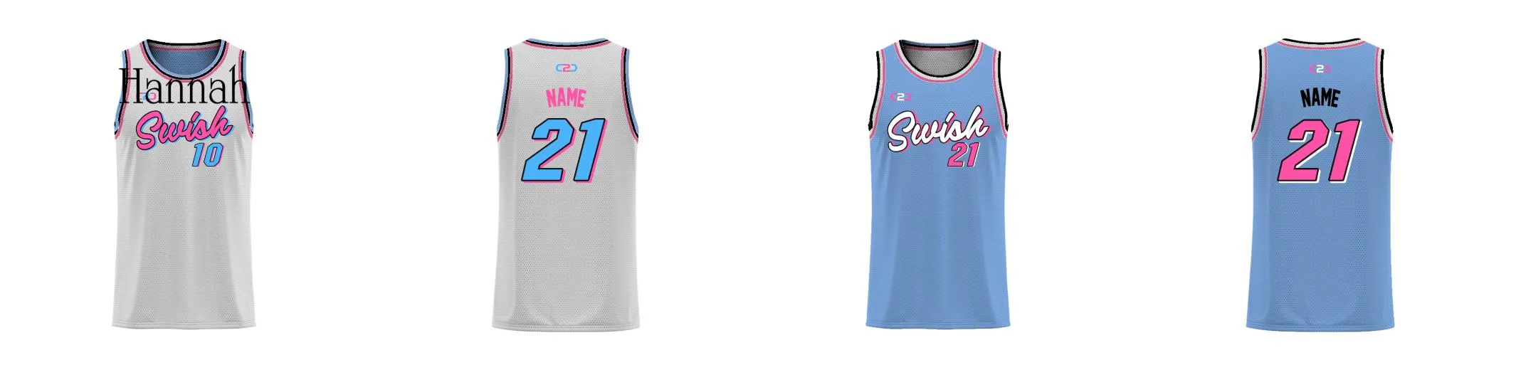 Miami Core Reversible Basketball Singlet Design Your Own Custom