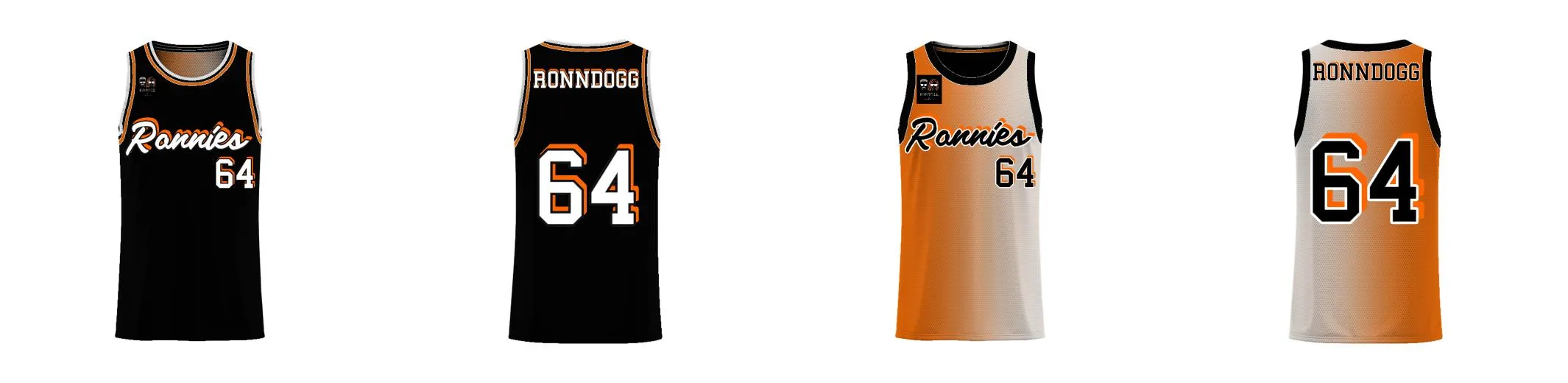 Miami Gradient Core Reversible Basketball Singlet Design Your Own Custom