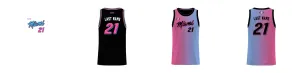 Miami Gradient Core Reversible Basketball Singlet Design Your Own Custom