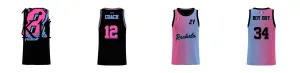Miami Gradient Core Reversible Basketball Singlet Design Your Own Custom