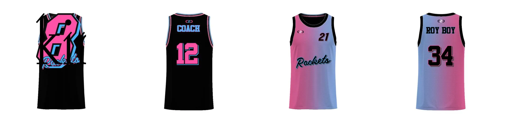 Miami Gradient Core Reversible Basketball Singlet Design Your Own Custom