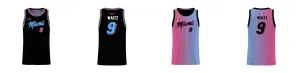 Miami Gradient Core Reversible Basketball Singlet Design Your Own Custom