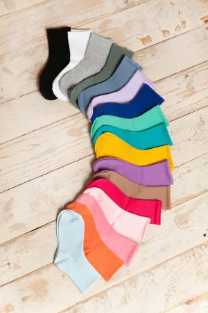 Mid Calf Length Socks