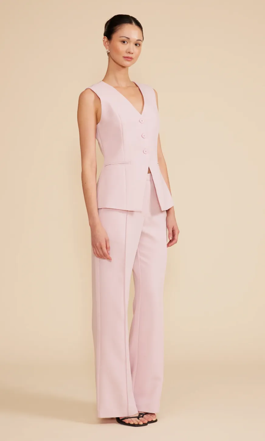 Mila Vest | Light Pink