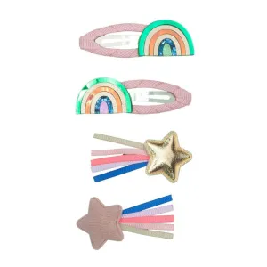 Mimi & Lula Party Over the Rainbow Hair Clip Set