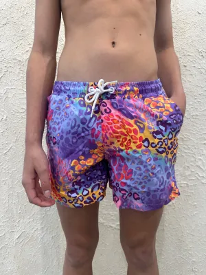 Mini Hank Board Shorts - Tangerine