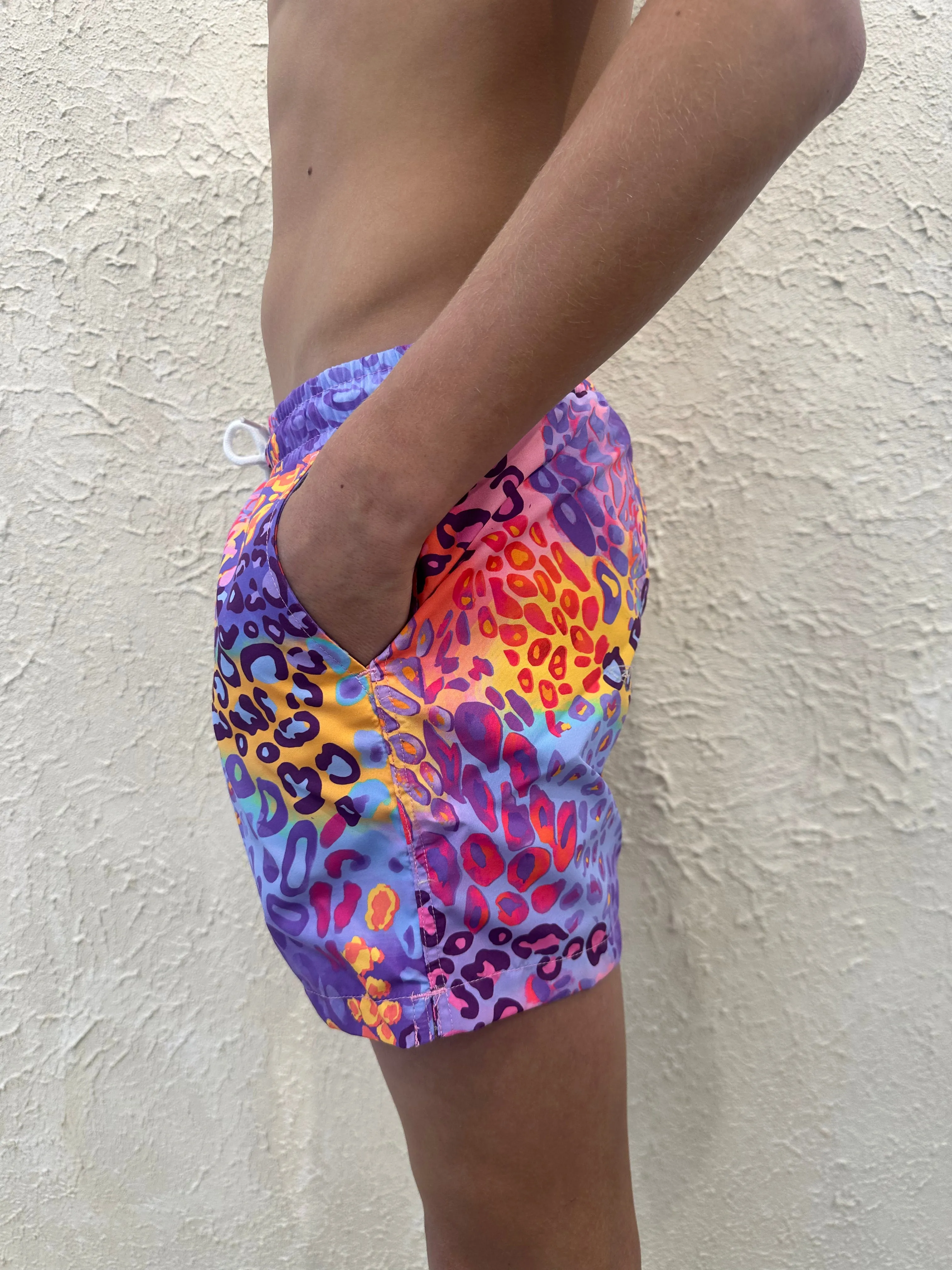 Mini Hank Board Shorts - Tangerine