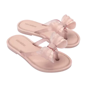 Mini Melissa Flip Flop IV Kids - Pink / Glitter Pink