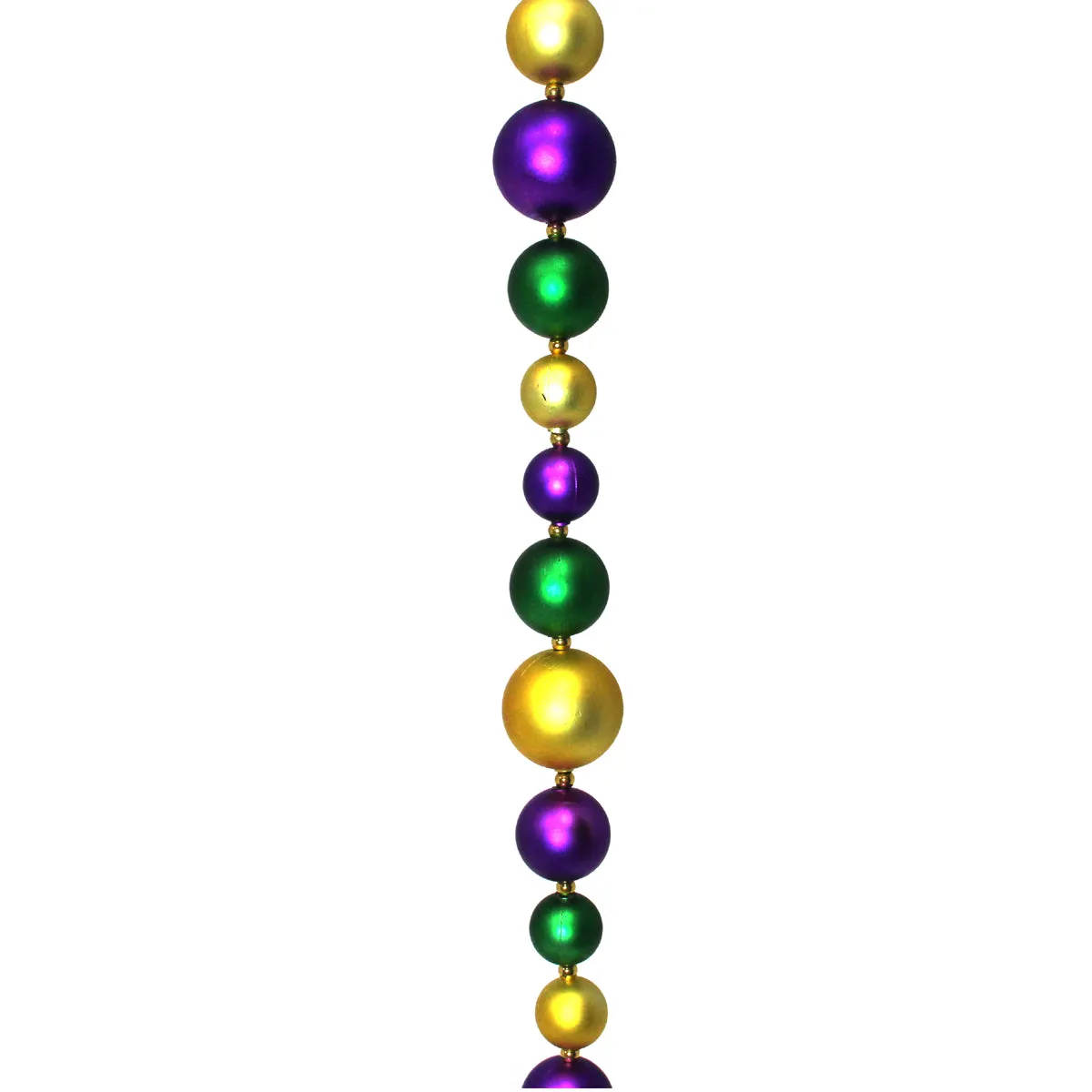 Mixed Mardi Gras Ball Garland 6'