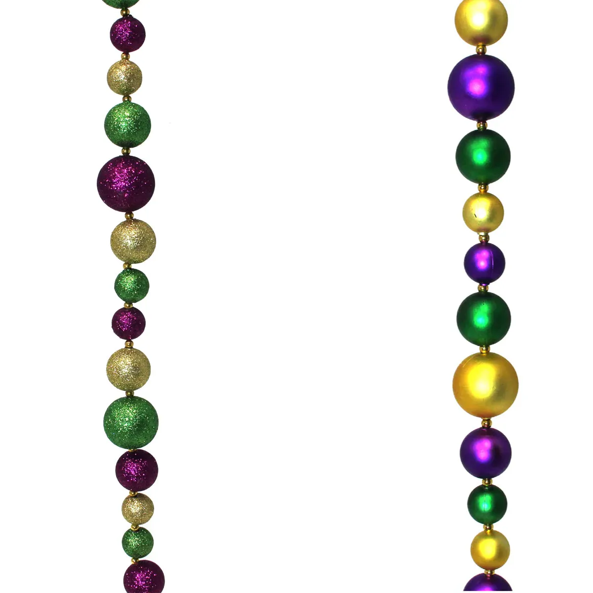 Mixed Mardi Gras Ball Garland 6'