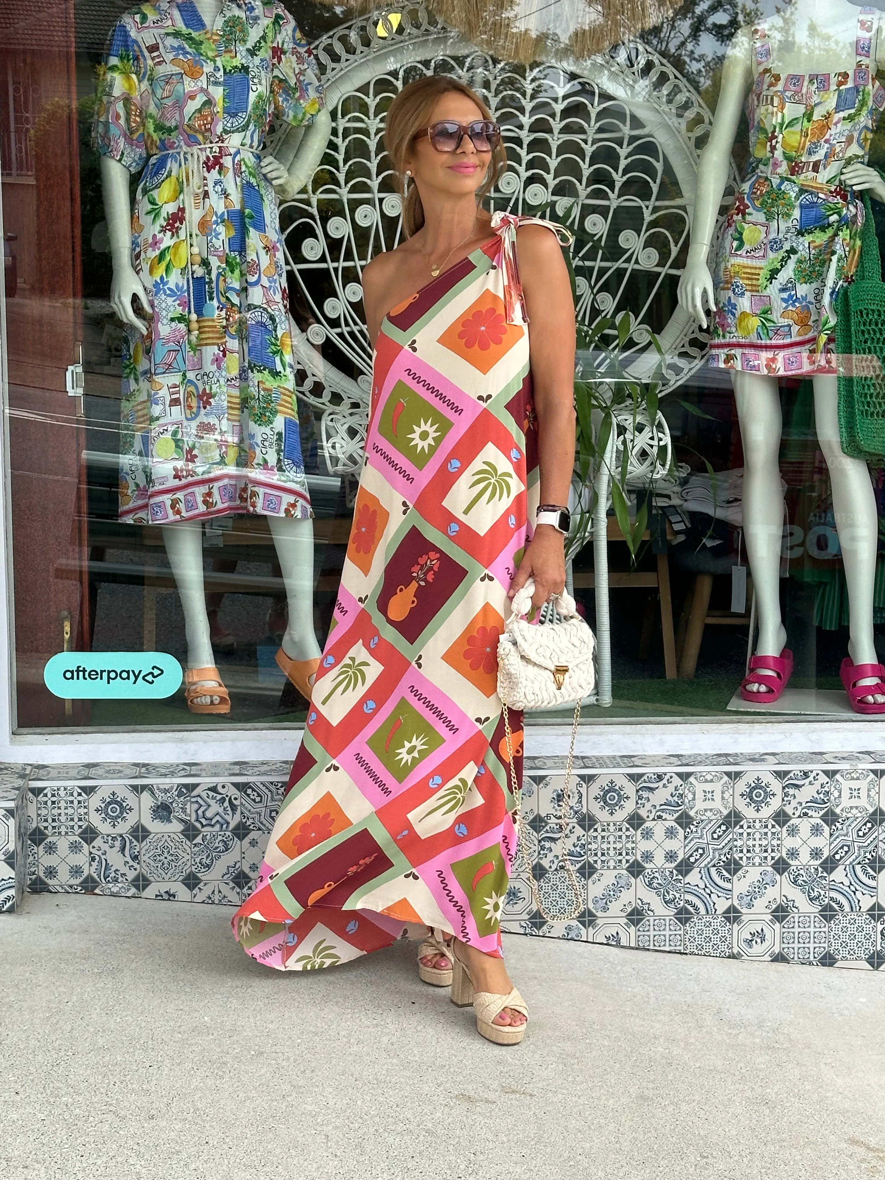 Monica One Shoulder Dress