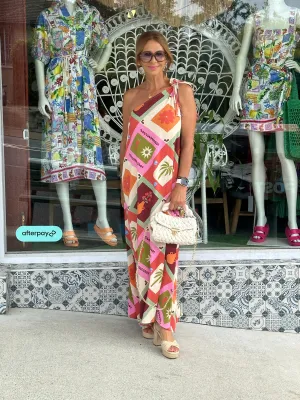 Monica One Shoulder Dress