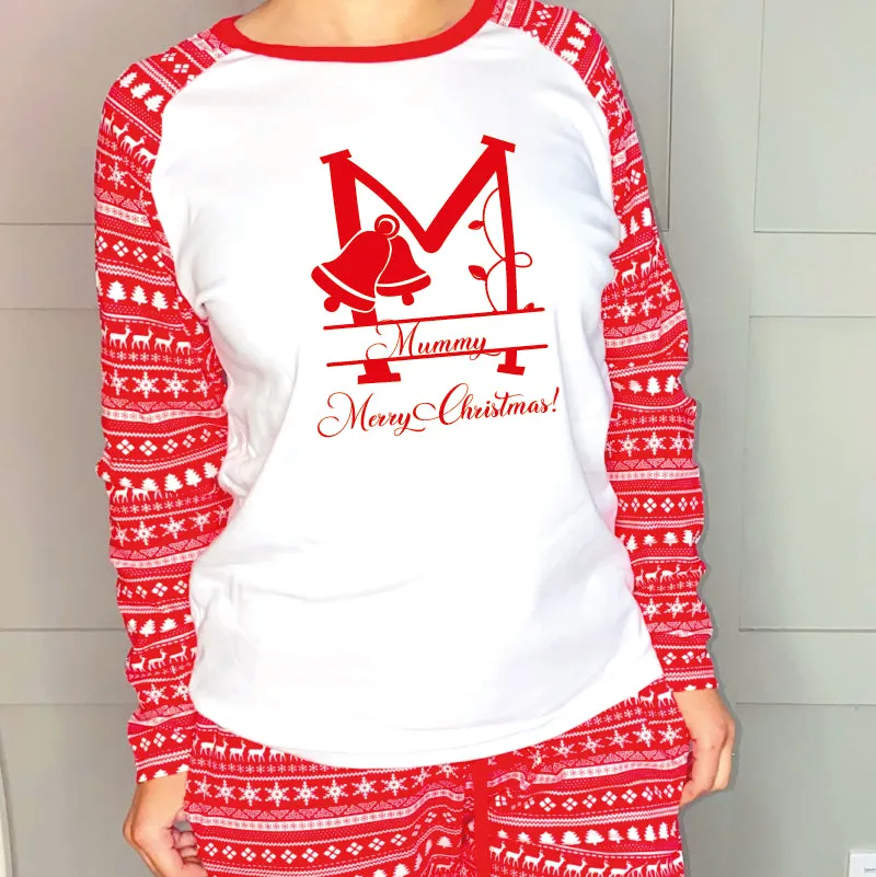 Monogrammed Matching Family Christmas Pyjamas