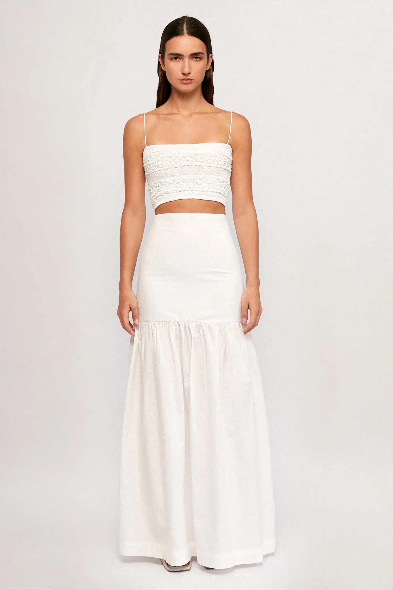 Mottled Crop | Hip Hugging Maxi